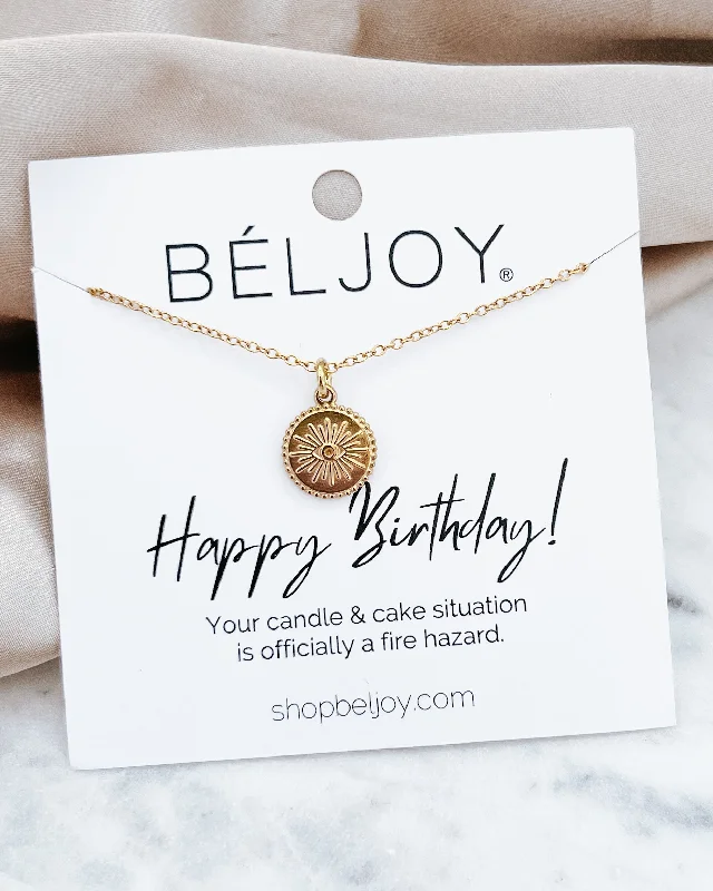 Cute Crystal Necklace-Happy Birthday Gift Necklace 04