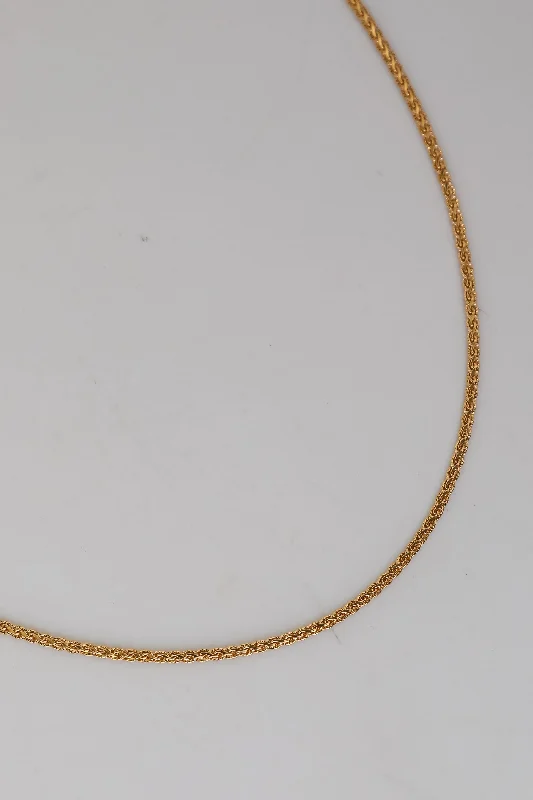 Birthstone Necklace for Mom-Blaire Gold Chain Necklace