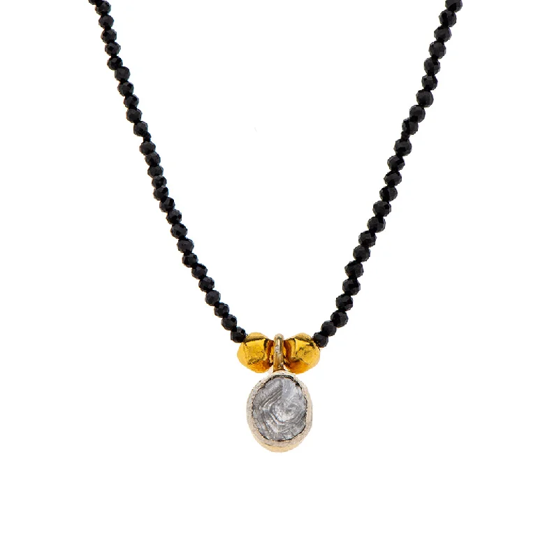 Classic Pearl Pendant Necklace-Nava Zahavi Knight Necklace