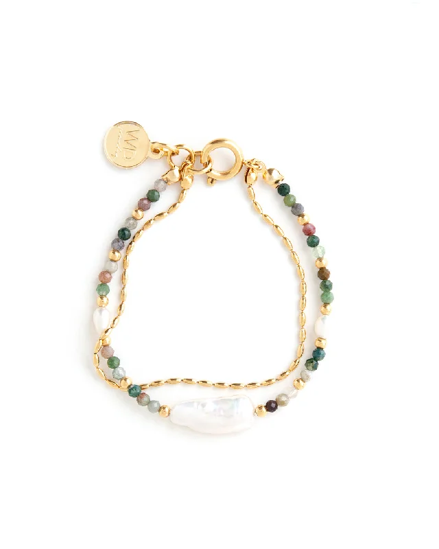 Luxury Silver Bracelet-Giardino Gold Bracelet