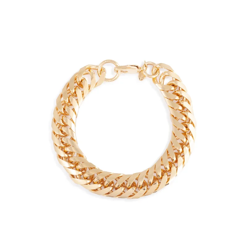 Statement Gold Bracelet-Elizabeth Bracelet - Gold