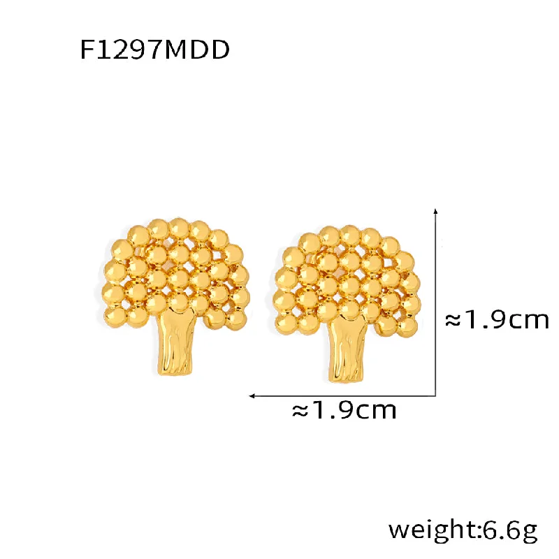 F1297-Gold Earrings