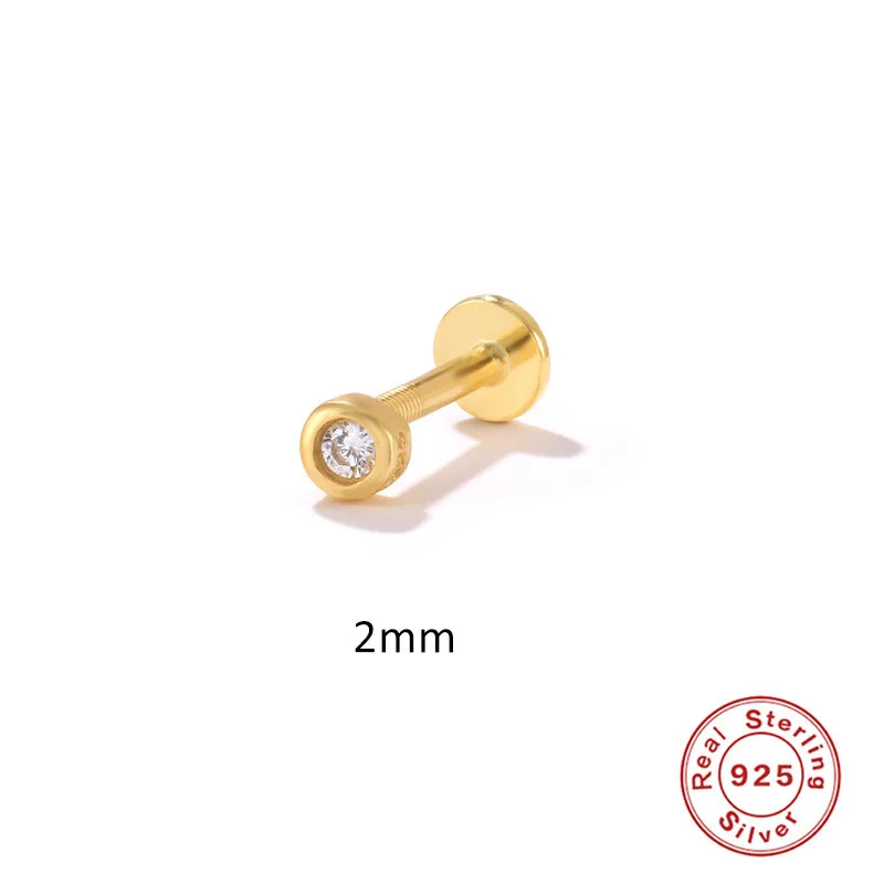 Single Gold-Style 19 (2mm)