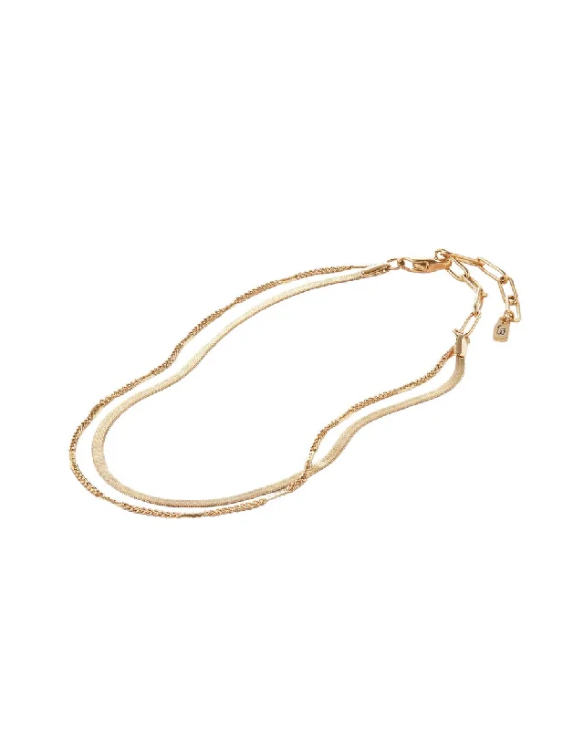 Tennis Bracelet for Women-Surfside Anklet - Gold