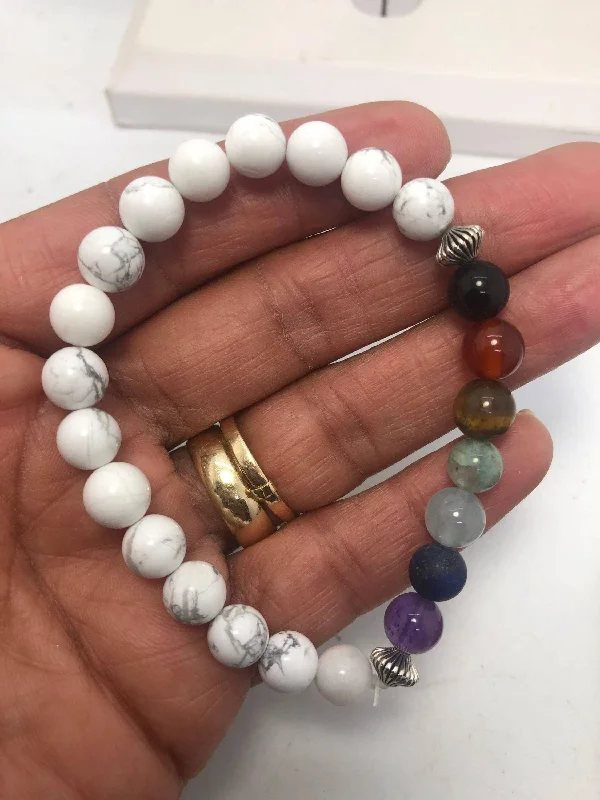 Adjustable Crystal Bracelet Set-Pick your Gemstone  Chakra Stretchy Bracelet