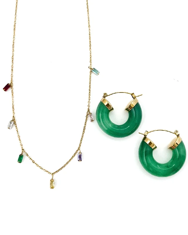 Gold Plated Pendant Necklace-Color Lover Bundle