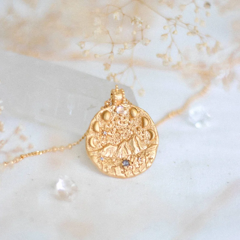 Personalized Gold Pendant Necklace-I Am Whole • Necklace