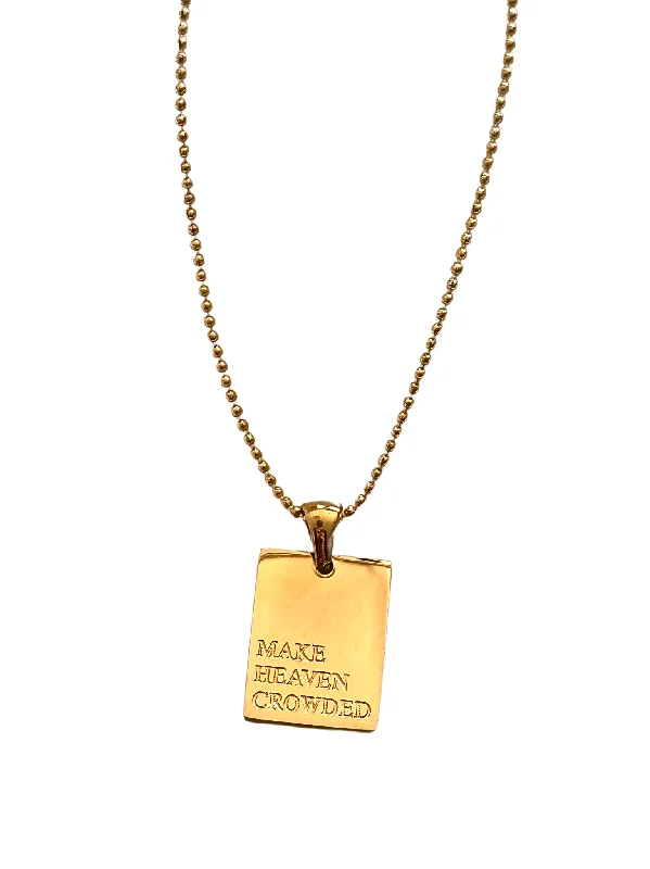 Luxury Pearl Necklace-"Make Heaven Crowded" empowerment necklace