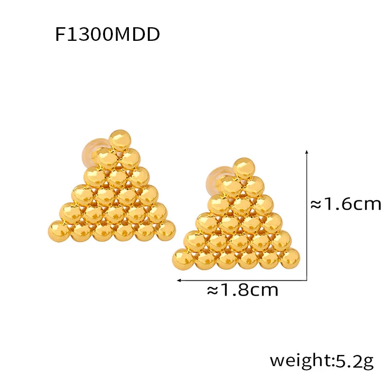 F1300-Gold Earrings