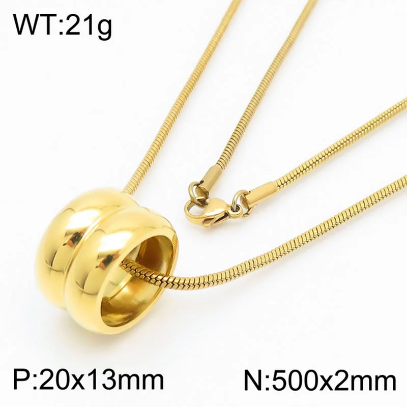 Gold Necklace Kn282676-K