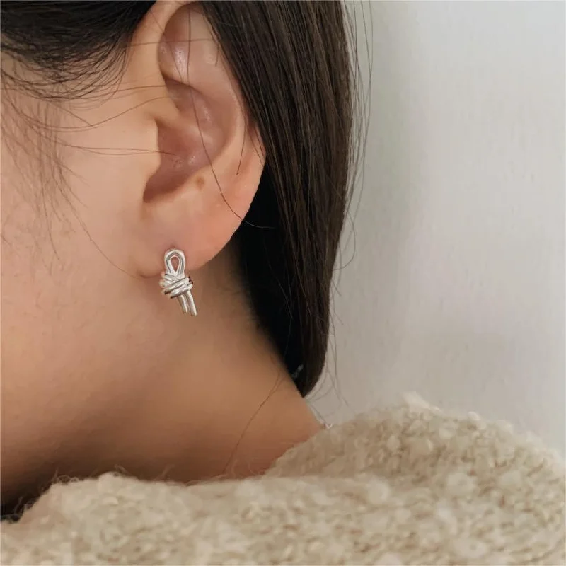 Knotted Ear Studs C1239