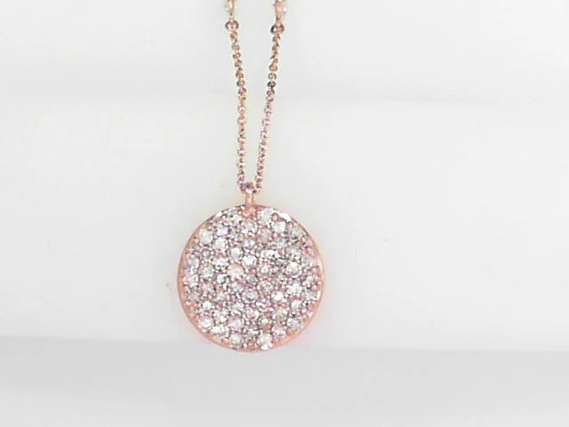 Fashion Silver Pendant Necklace-Diamond Necklace