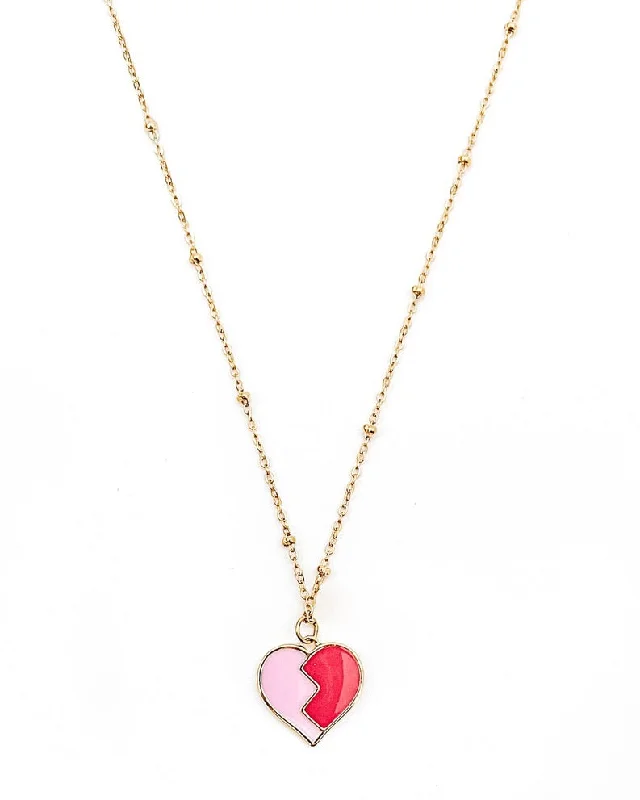 Elegant Pearl Necklace-Lev Heart Necklace