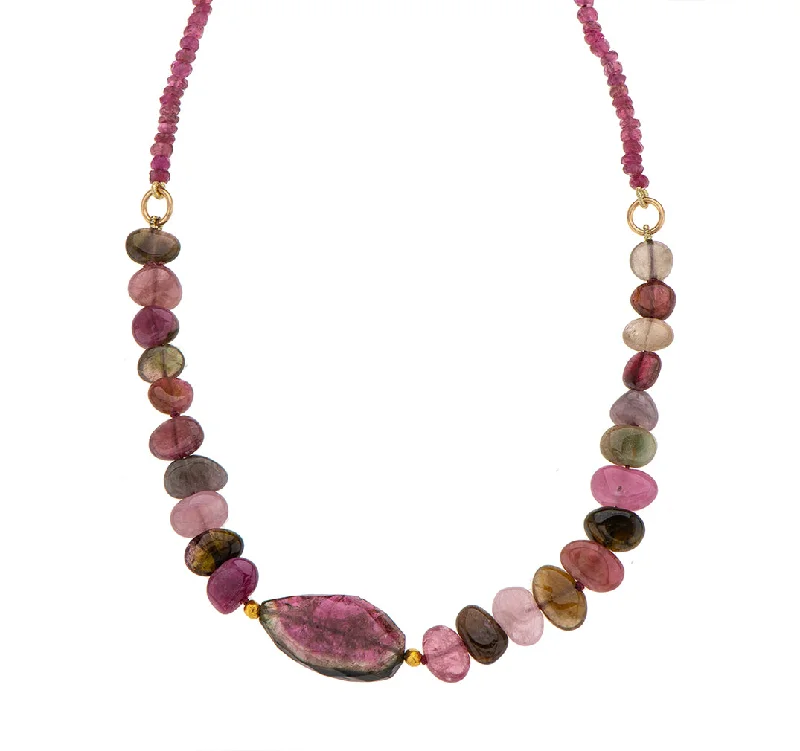 Adjustable Crystal Necklace-Nava Zahavi Breathtaking Tourmaline Necklace