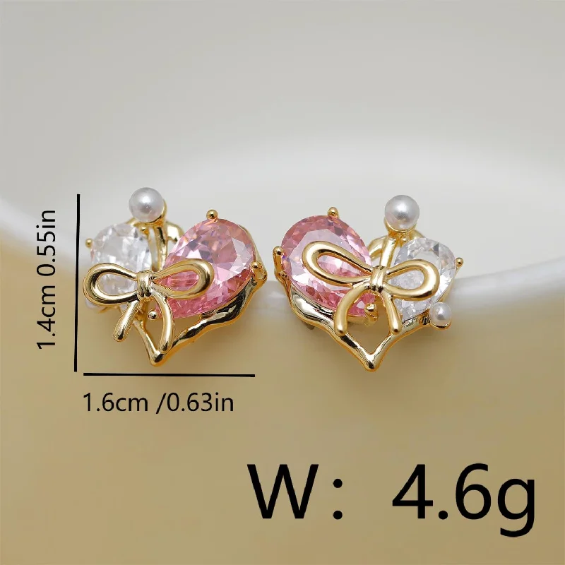 Heart Butterfly Earrings