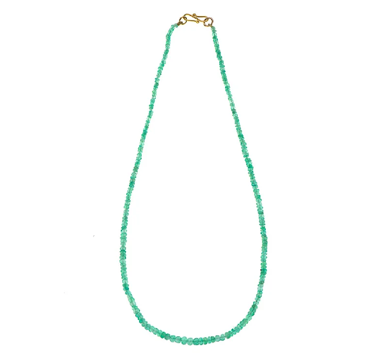 Geometric Crystal Necklace-Nava Zahavi Columbia Emerald Necklace