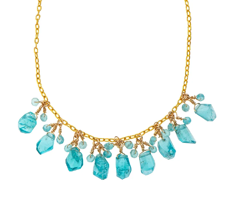 Adjustable Pendant Necklace-Nava Zahavi Bright Apatite