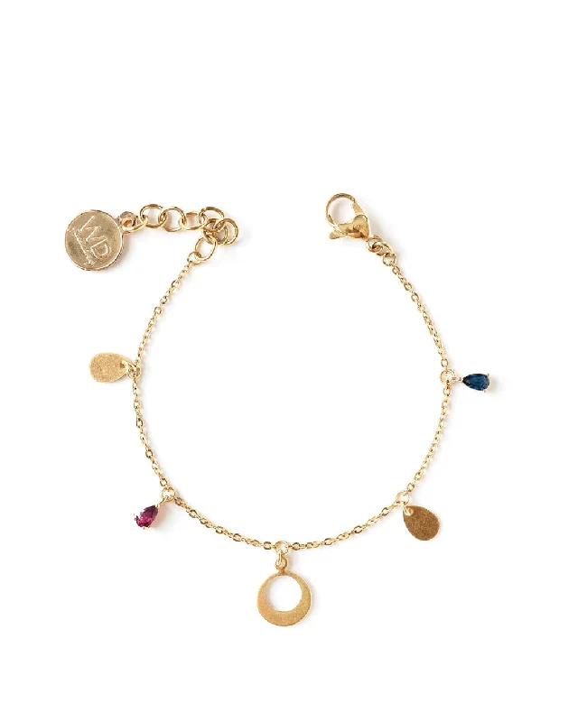 Stackable Bracelet Set-Horizon Gold Bracelet