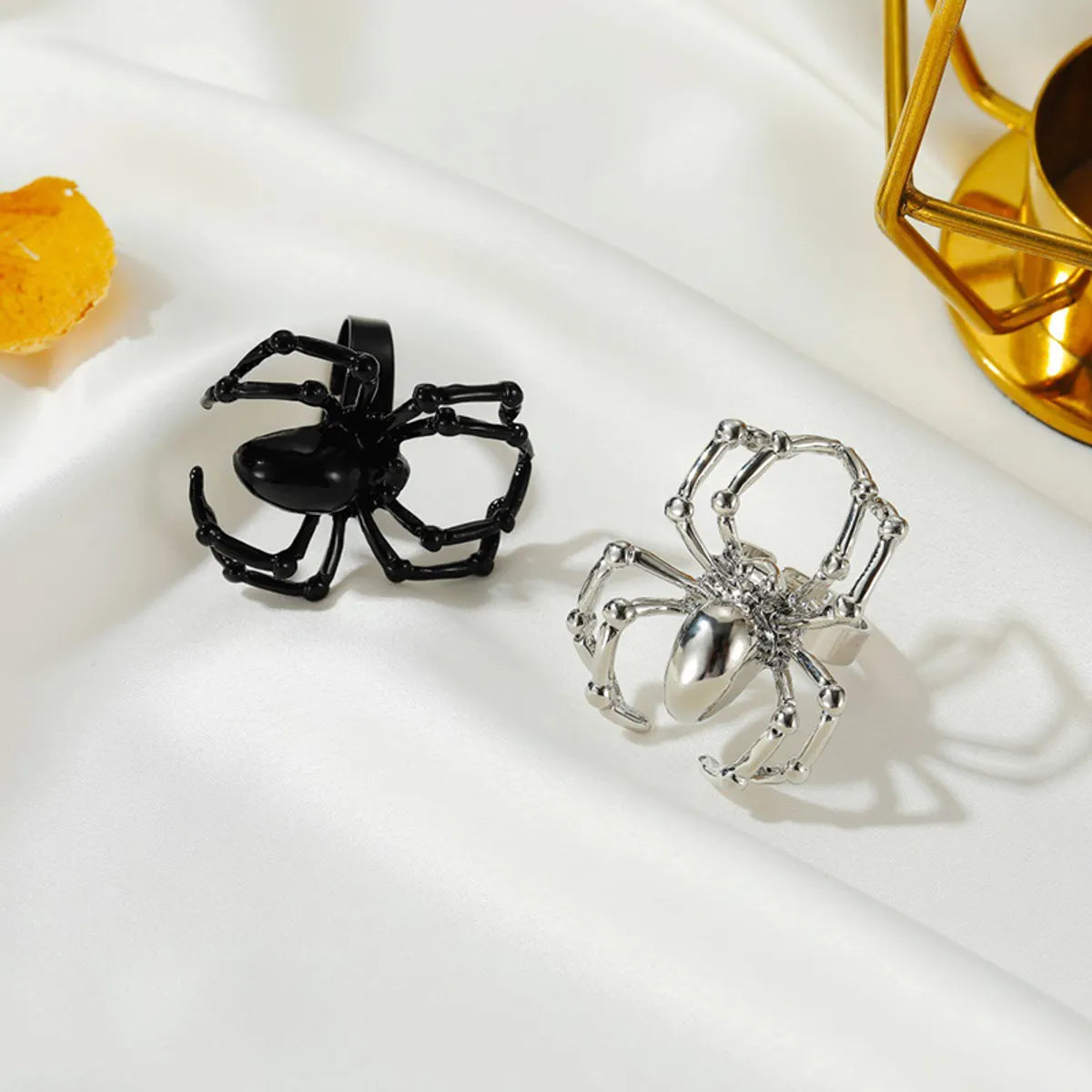 Women’s Gold Ring-Gothic Retro Spider Alloy Halloween Men'S Rings