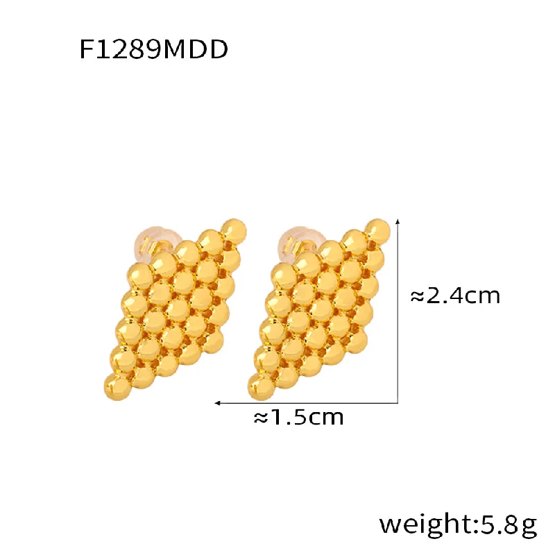 F1289-Gold Earrings