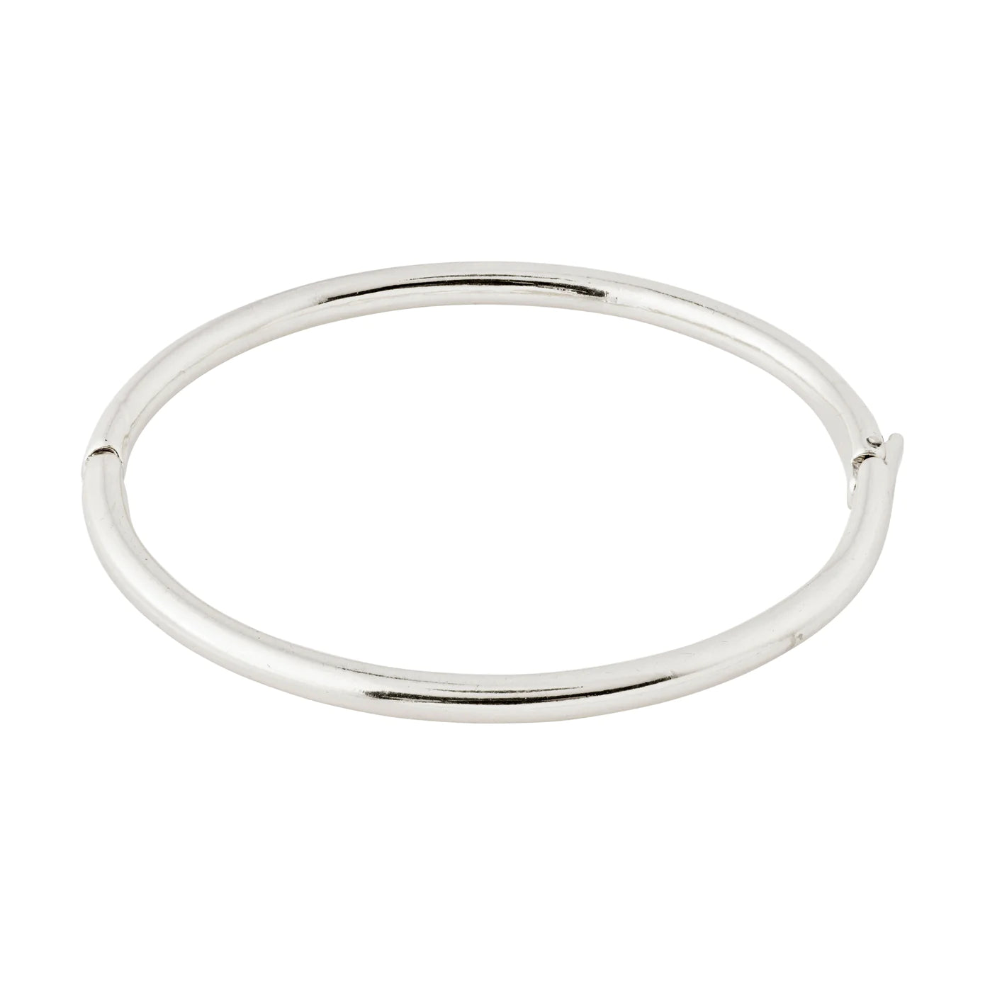 Custom Nameplate Bracelet-Sophia Silver Plated Bangle