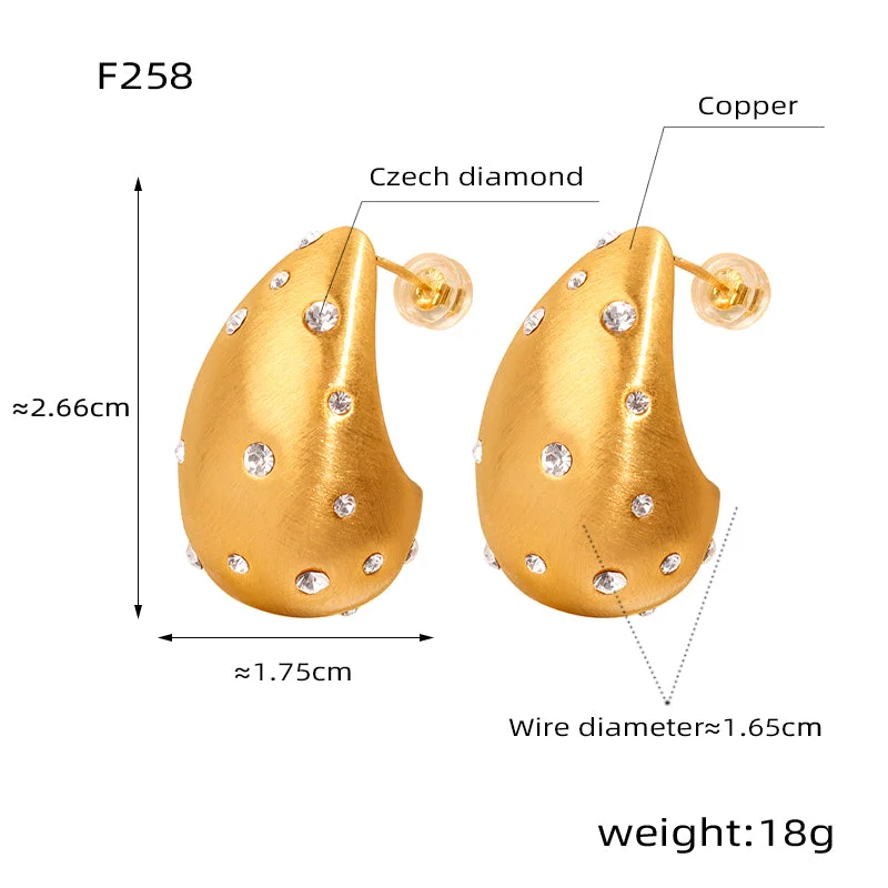 F258-Gold Earrings