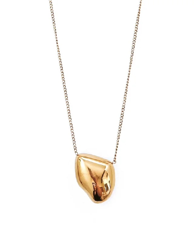 Luxury Gold Necklace-Tisha Gold Nugget Necklace