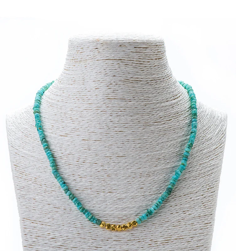 Dainty Gold Chain Necklace-Nava Zahavi Forever Opal and Gold Necklace