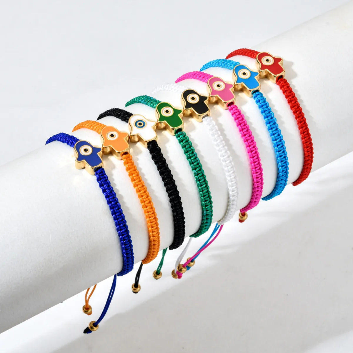 Silver Ring with Birthstone-Casual Palm Alloy Rope Enamel Plating Women's Bracelets