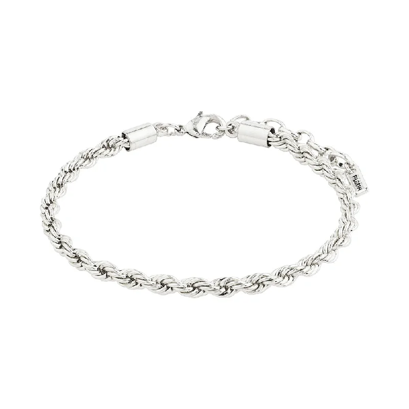 Personalized Bead Bracelet-Pam Silver Plated Bracelet