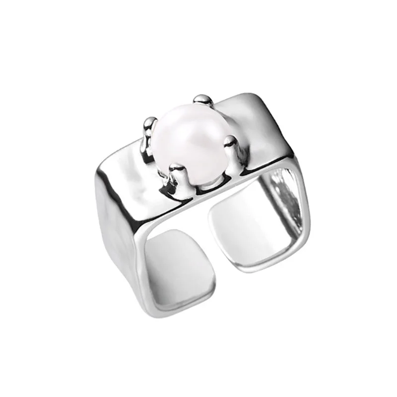 Square Pearl Ring